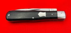Vintage H BOKER & CO SOLINGEN GERMANY Swell Center Barehead Jack Pocket Knife c.1891-1944 Ebony 