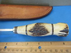 Morseth Stag Handle Fixed Blade 