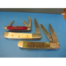 3 Knives one money 2 are Parker Edwards & one Bear
