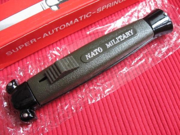 Vintage K-108 NATO MILITARY OTF Switchblade Knife - NIB 