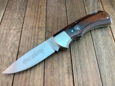 IC Cut Seki Japan Silver Collection Lockback Pakkawood Handles