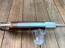 IC Cut Seki Japan Silver Collection Lockback Pakkawood Handles 