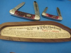 Case XX 2009 CCC Mint Set Cabernet Bone Baby Butterbean # 62132 SS & a Canoe #62131 SS 