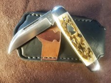 NORTHWOODS FREMONT JACK MAMMOTH IVORY HANDLES W COIN AND SLIP NIP