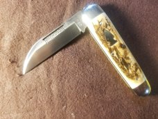 NORTHWOODS FREMONT JACK MAMMOTH IVORY HANDLES W COIN AND SLIP NIP