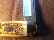 NORTHWOODS FREMONT JACK MAMMOTH IVORY HANDLES W COIN AND SLIP NIP