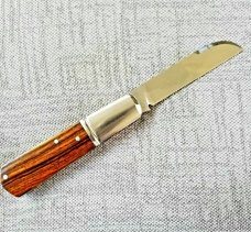Riaan Ras Sheepsfoot Barlow...Desert Ironwood..N690..high polish finish..4" clsd..long pull..coa