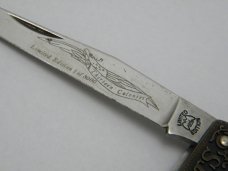 SW CUT USA (Schrade) TC-6 Limited Edition Thirteen Colonies "Massachusetts" Trapper Knife 