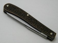 SW CUT USA (Schrade) TC-6 Limited Edition Thirteen Colonies "Massachusetts" Trapper Knife 