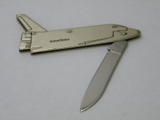 Novelty Cut Co Japan Brass "United States" Space Shuttle Novelty Knife