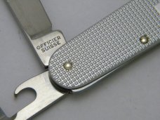 Victorinox Switzerland Swiss Made Silver Alox Officer Suisse Multi Tool Swiss Army Knife 