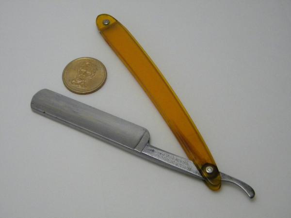 W.R. Case & Sons Bradford PA Blue Steel Straight Razor c.1905-1920