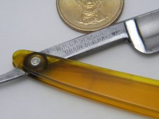 W.R. Case & Sons Bradford PA Blue Steel Straight Razor c.1905-1920