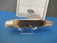 Case XX 2008 CCC Exclusive Rogers Jigged Dark Molasses Bone Cigar Whittler # 6391WH SS
