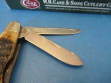 Case XX 2008 CCC Exclusive Rogers Jigged Dark Molasses Bone Cigar Whittler # 6391WH SS