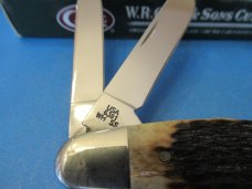 Case XX 2008 CCC Exclusive Rogers Jigged Dark Molasses Bone Cigar Whittler # 6391WH SS