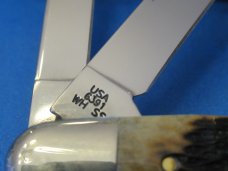 Case XX 2008 CCC Exclusive Rogers Jigged Dark Molasses Bone Cigar Whittler # 6391WH SS