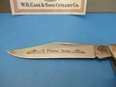 Case XX CCC  C. Platts & Sons Walnut Bone Grand Daddy Barlow Pattern # 6143 SS