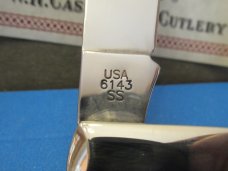 Case XX CCC  C. Platts & Sons Walnut Bone Grand Daddy Barlow Pattern # 6143 SS