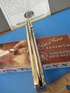 Case XX 2009 CCC Exclusive Smooth Natural Bone Trapperlock Pattern # 6154L SS
