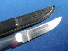 Gladding Fisherman 7-900-005 Fixed Blade Knife w/ Sheath Stainless Japan Hunting/Camping/Survival 