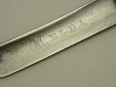 Vintage Jack Knife BEN Germany Union Stock Yards Fancy Straight Razor 