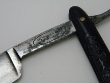 Vintage Jack Knife BEN Germany Union Stock Yards Fancy Straight Razor 
