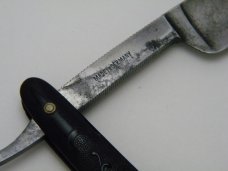 Vintage Jack Knife BEN Germany Union Stock Yards Fancy Straight Razor 