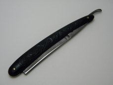Vintage Jack Knife BEN Germany Union Stock Yards Fancy Straight Razor 