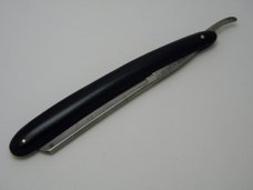 Vintage Keen Kutter K16 Simmons Hdwe Co USA Blue Steel Etch Straight Razor 