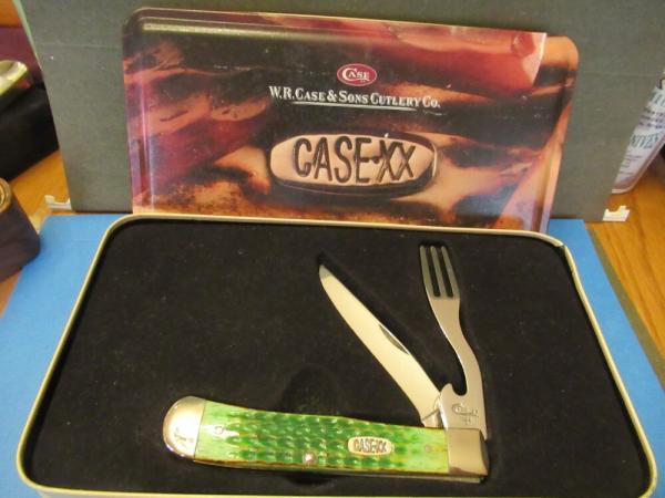 Case XX 1999 Green Bone Hobo Pattern # 6254HB SS Case XX 1999 Green Bone Hobo Pattern # 6254HB SS