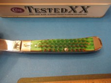 Case XX 1999 Green Bone Hobo Pattern # 6254HB SS