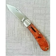 Margrate Custom Zulu...Cherry and N690...3 7/8" clsd.liners..spacers..scalloped bolster.coa,slip,bo.