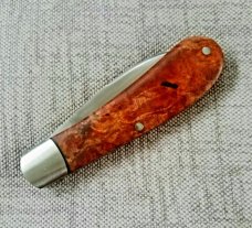 Margrate Custom Zulu...Cherry and N690...3 7/8" clsd.liners..spacers..scalloped bolster.coa,slip,bo.