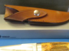 Boker Integral Stag Handle Fixed Blade Discontinued Model # 120585HH