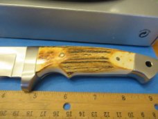 Boker Integral Stag Handle Fixed Blade Discontinued Model # 120585HH