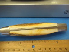 Boker Integral Stag Handle Fixed Blade Discontinued Model # 120585HH
