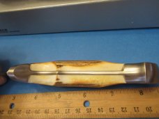 Boker Integral Stag Handle Fixed Blade Discontinued Model # 120585HH