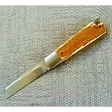 Vincenzo Balistreri Mammoth Ivory White Wolf Taillock,4"...440C..Steel bolsters ..filework..coa.slip