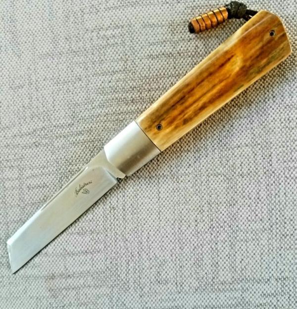 Vincenzo Balistreri Mammoth Ivory White Wolf Slipjoin,4"...440C..Steel bolsters ..filework..coa.slip Vincenzo Balistreri Mammoth Ivory White Wolf Slipjoin,4"...440C..Steel bolsters ..filework..coa.slip