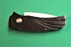 Small Automatic Knife - Metal Handles - 440 Stainless Blade