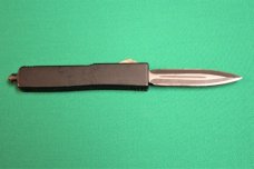 Tactical Black D/A OTF Automatic Knife