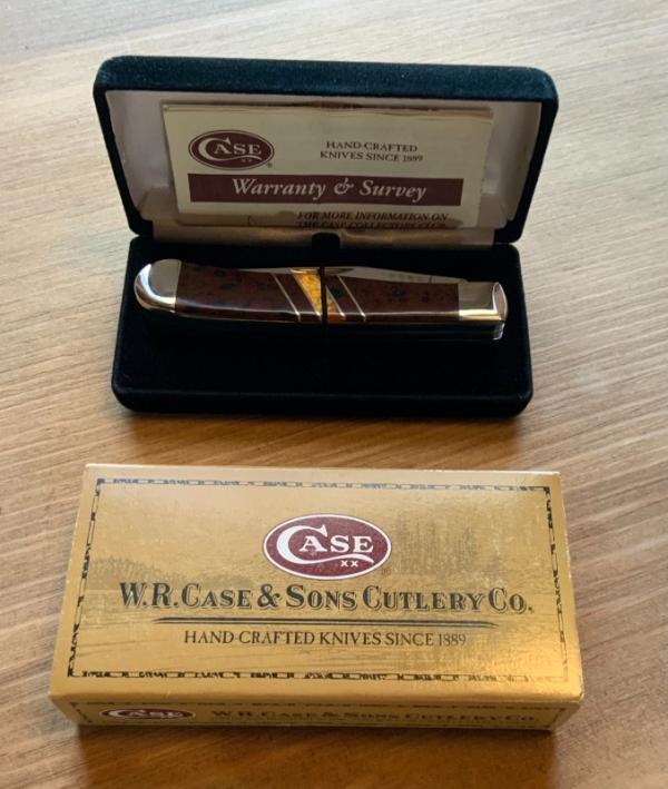 CASE Trapper Mahogany Obsidian Presentation Box