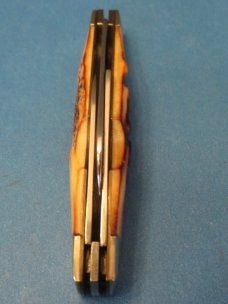 Case XX 1995 Stag  Central Kentucky Knife Club 3 Blade Congress Pattern # 53052 