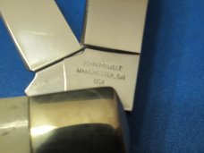 John Primble American Legends Series 2 knives one money Bone Stockman & Trapper 