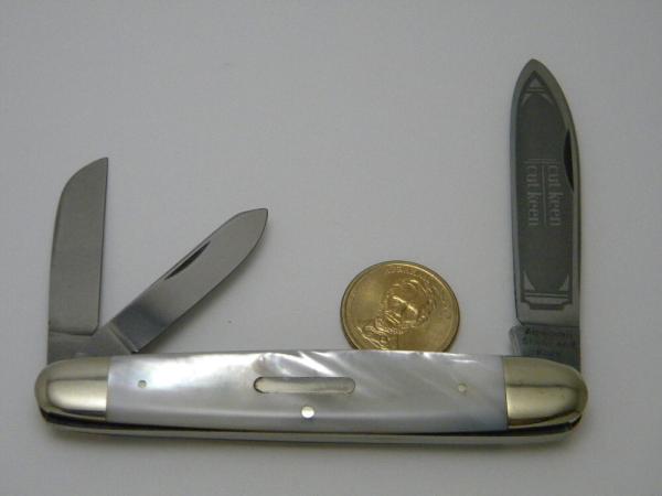 Cut Keen Germany (Made for Parker) Pearl Anglo Saxon Whittler Knife c.1990's