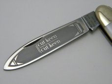 Cut Keen Germany (Made for Parker) Pearl Anglo Saxon Whittler Knife c.1990's