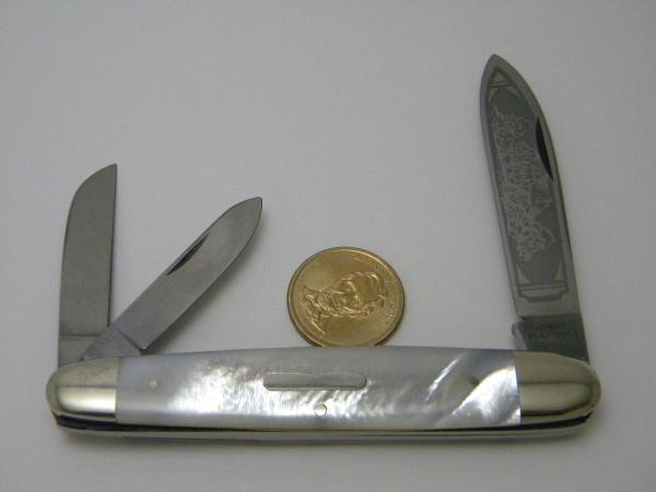 Walkill River Works Germany (Made for Parker) Pearl Anglo Saxon Whittler Knife c.1990's Walkill River Works Germany (Made for Parker) Pearl Anglo Saxon Whittler Knife c.1990's
