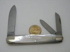 Walkill River Works Germany (Made for Parker) Pearl Anglo Saxon Whittler Knife c.1990's