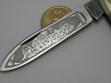 Walkill River Works Germany (Made for Parker) Pearl Anglo Saxon Whittler Knife c.1990's